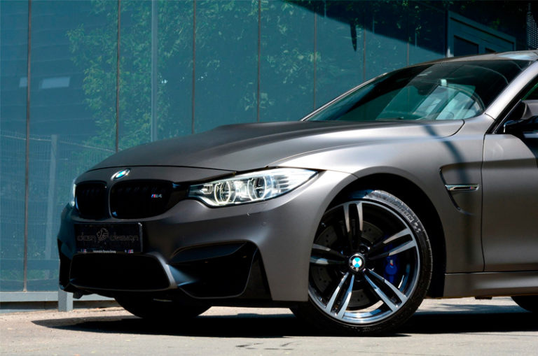 BMW M4 Matte Metallic Gunmetal - DCM Design